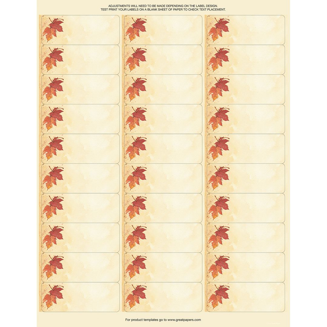 Great Papers! Fall Leaves Stationery Letterhead, 8.5&#x22; x 11&#x22;, Inkjet and Laser Printer Compatible, 80 sheets