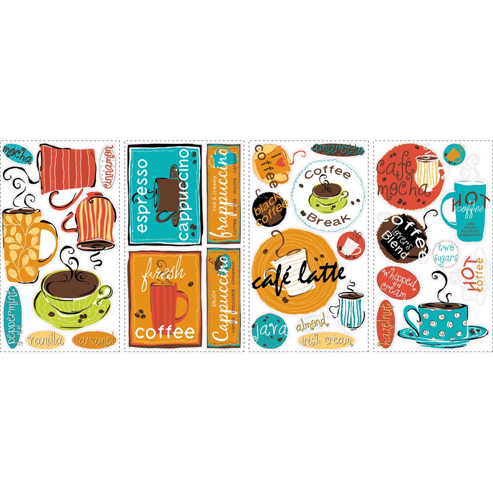 Roommates Decor Roommates Nursery Baby Room Wall Decorative Cafe Wall Decals