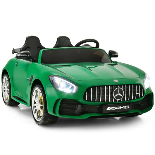 12V Kids Ride On Car Mercedes Benz AMG GTR with Remote and LED Lights