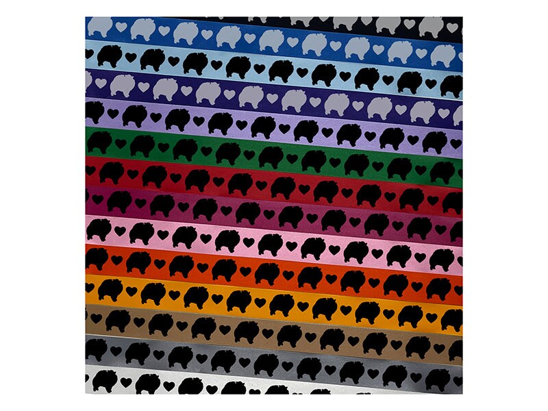 Pomeranian Dog Solid Satin Ribbon for Bows Gift Wrapping DIY Craft Projects - 1&#x22; - 3 Yards