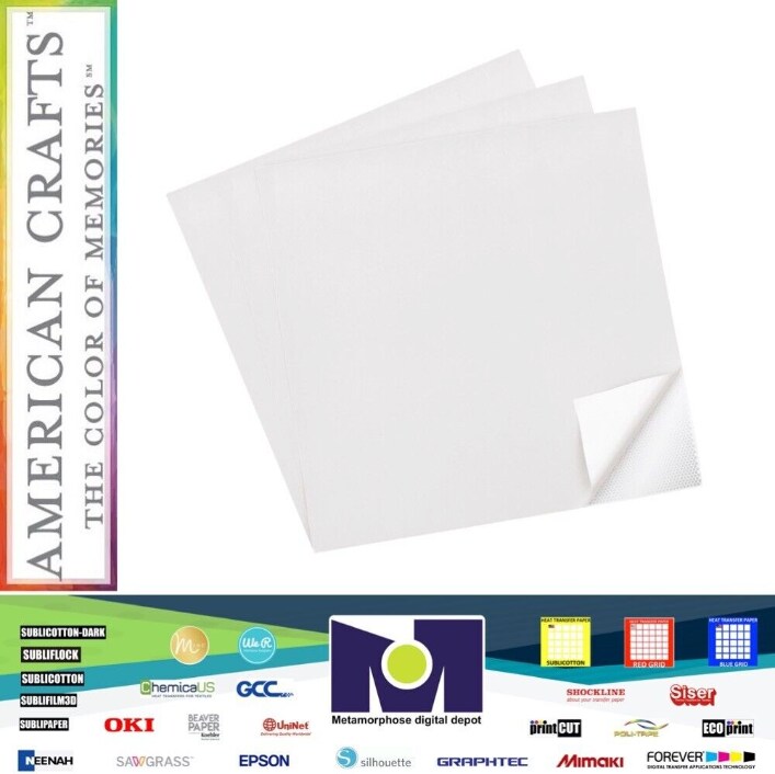 American Crafts - Sticky Thumb Collection - Adhesives - 12 x 12 Double  Sided Adhesive Sheets - Clear Dotted