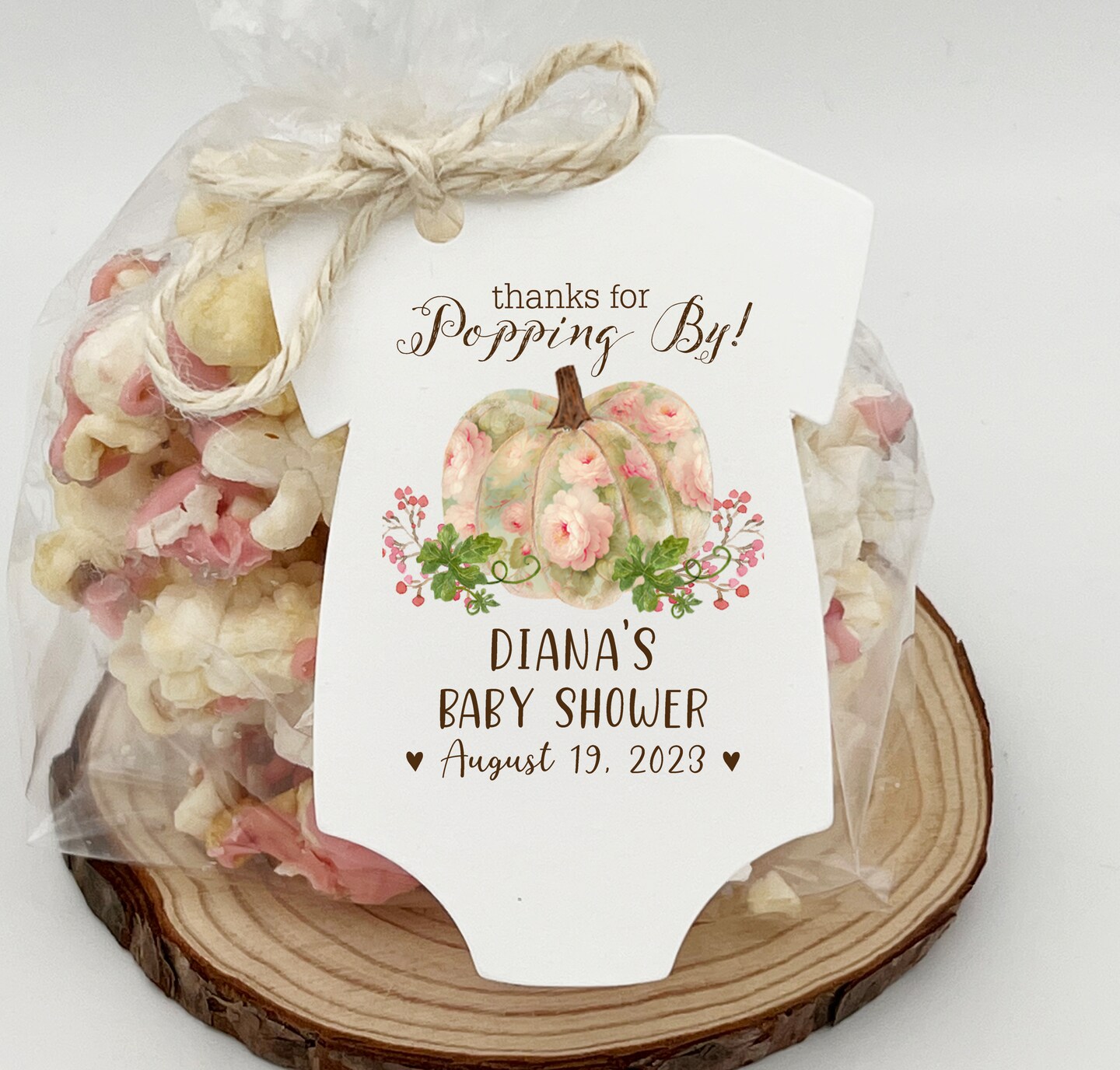 Baby shower sale favor tags michaels