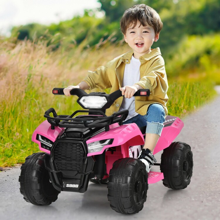 Multi-Functional 6V Kids Electric Ride On Car with LED Head Light and Charging Hole