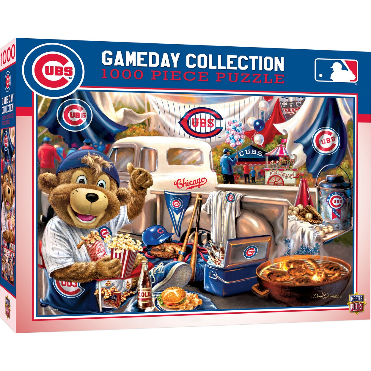 Masterpieces   1000 Piece Jigsaw Puzzle - MLB Chicago Cubs Gameday