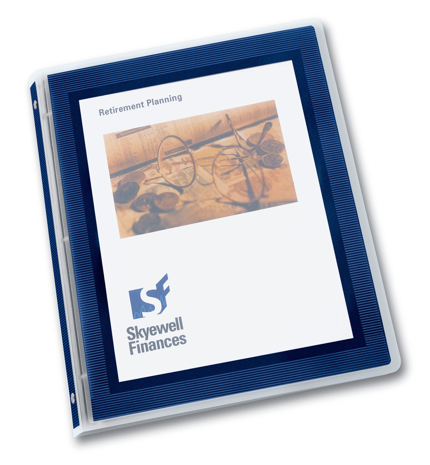 Avery Flexi-View 3 Ring Binder, 1/2 Inch Round Rings, 2 Navy Blue Binders (01671)