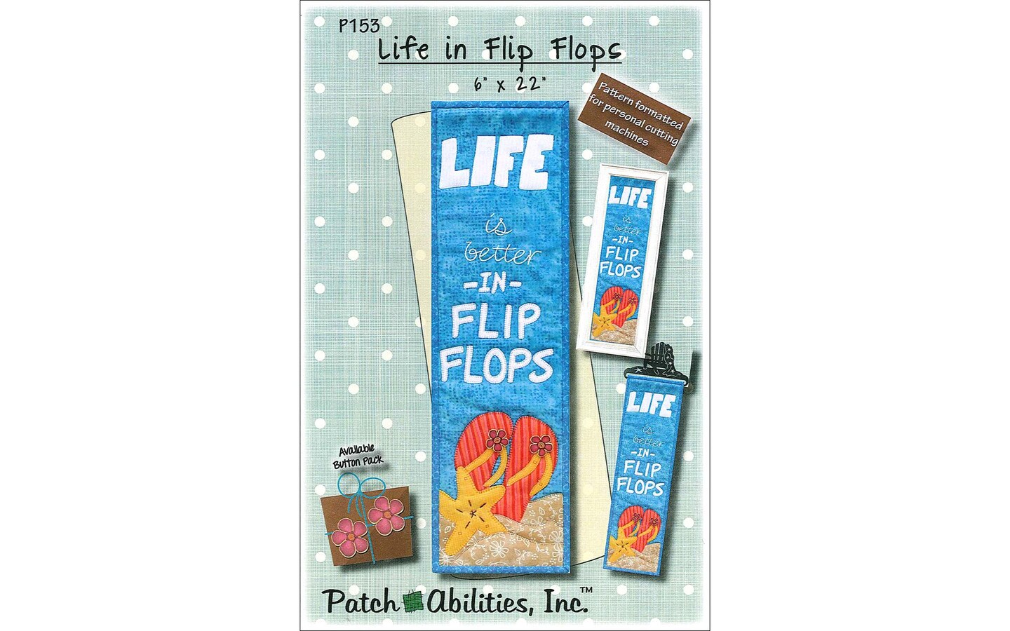 Patch Abilities Life In Flip Flops Ptrn