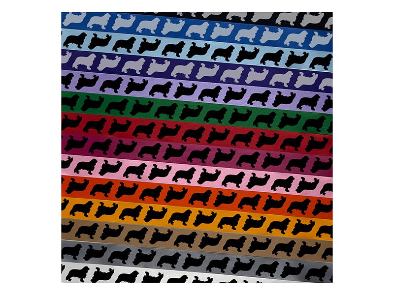Cavalier King Charles Spaniel Dog Solid Satin Ribbon for Bows Gift Wrapping DIY Craft Projects - 1&#x22; - 3 Yards
