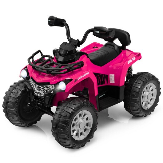 Kids Ride On Car Toy 4 Wheeler with MP3 and Headlights Ideal Gift for Birthdays or Christmas