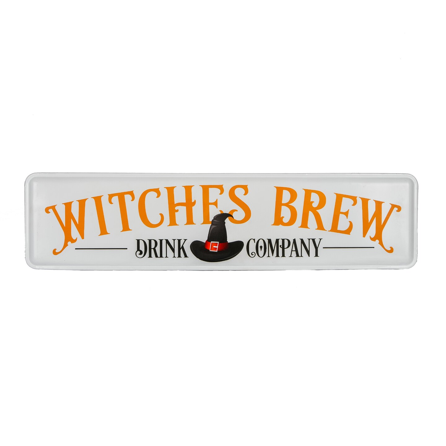 31&#x22; Halloween &#x201C;Witches Brew&#x22; Metal Wall Sign