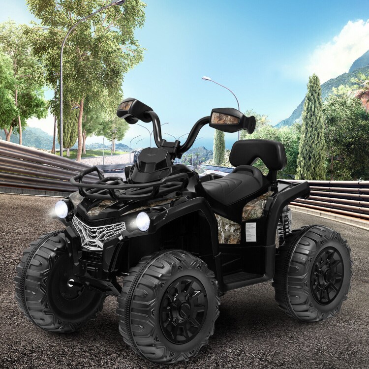 Kids Ride On Car Toy 4 Wheeler with MP3 and Headlights Ideal Gift for Birthdays or Christmas