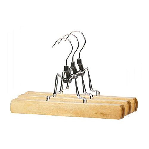 Wooden Skirt Hanger, Cherry, 3-Pack