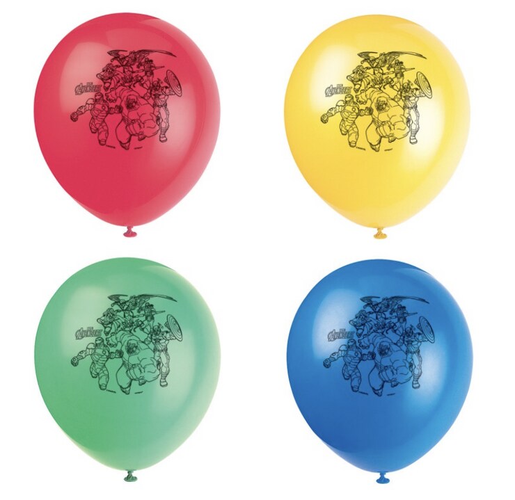 Avengers 12&#x22; Latex Balloons, 8ct