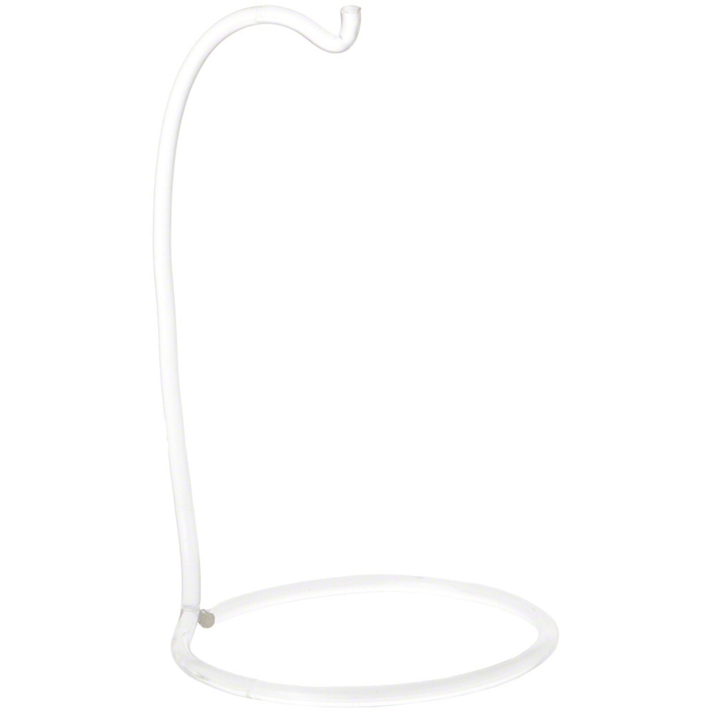 Plymor Clear Acrylic Rod 8.25" Ornament Hanger / Display Stand (7.75