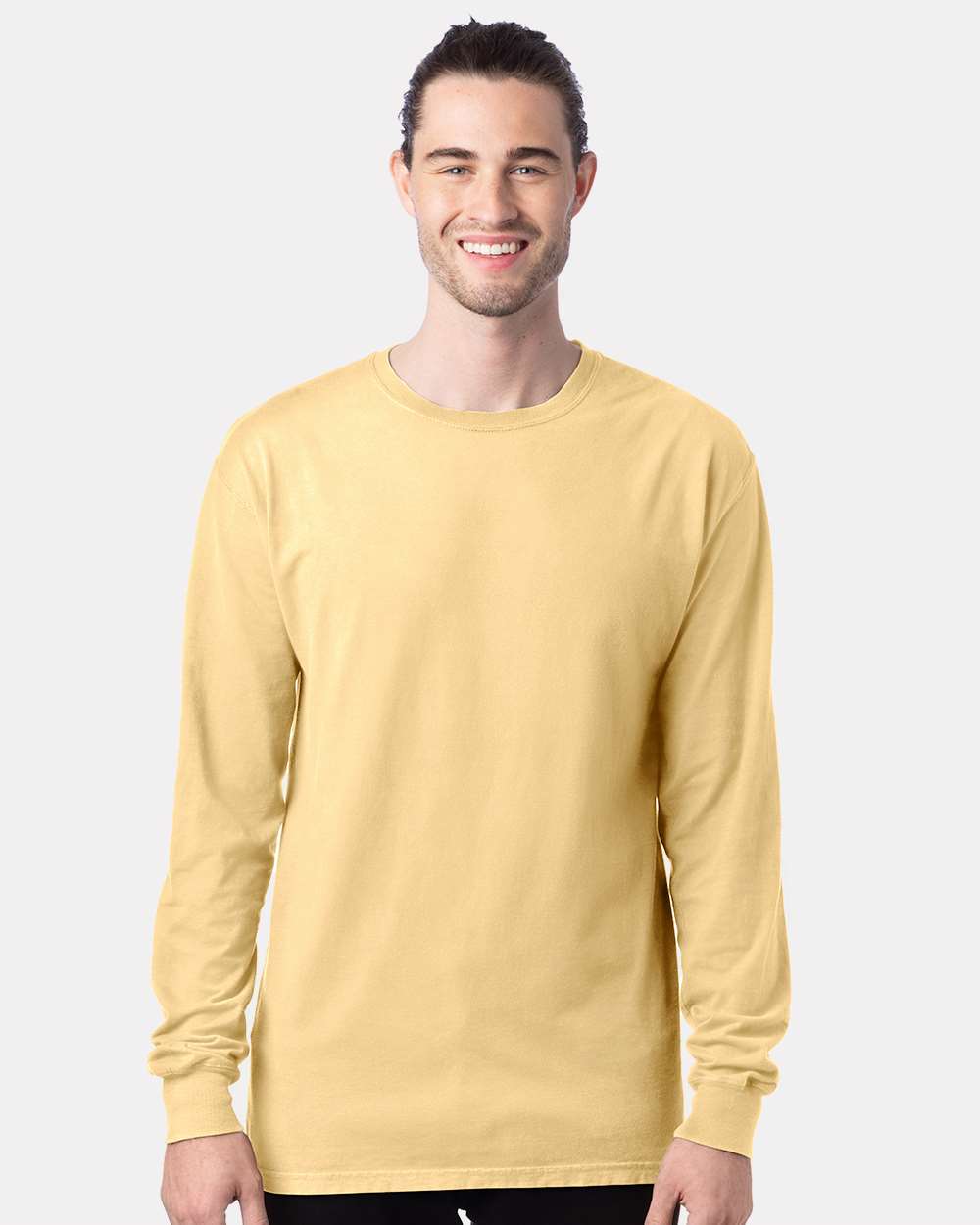 ComfortWash by Hanes&#xAE; Garment-Dyed Long Sleeve Crewneck T-Shirt