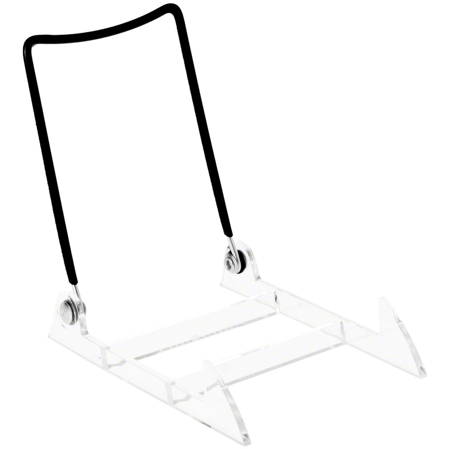 Gibson Holders 3PL Adjustable Black Wire and Clear Acrylic Display Easel, 4&#x22; W x 5.5&#x22; D x 5.5&#x22; H