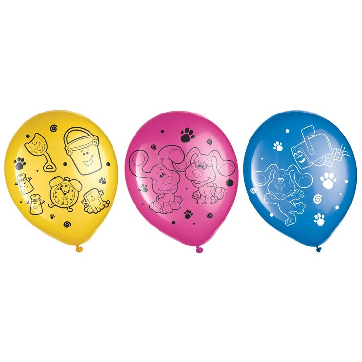 Blue&#x27;s Clues Latex Balloons, 6ct