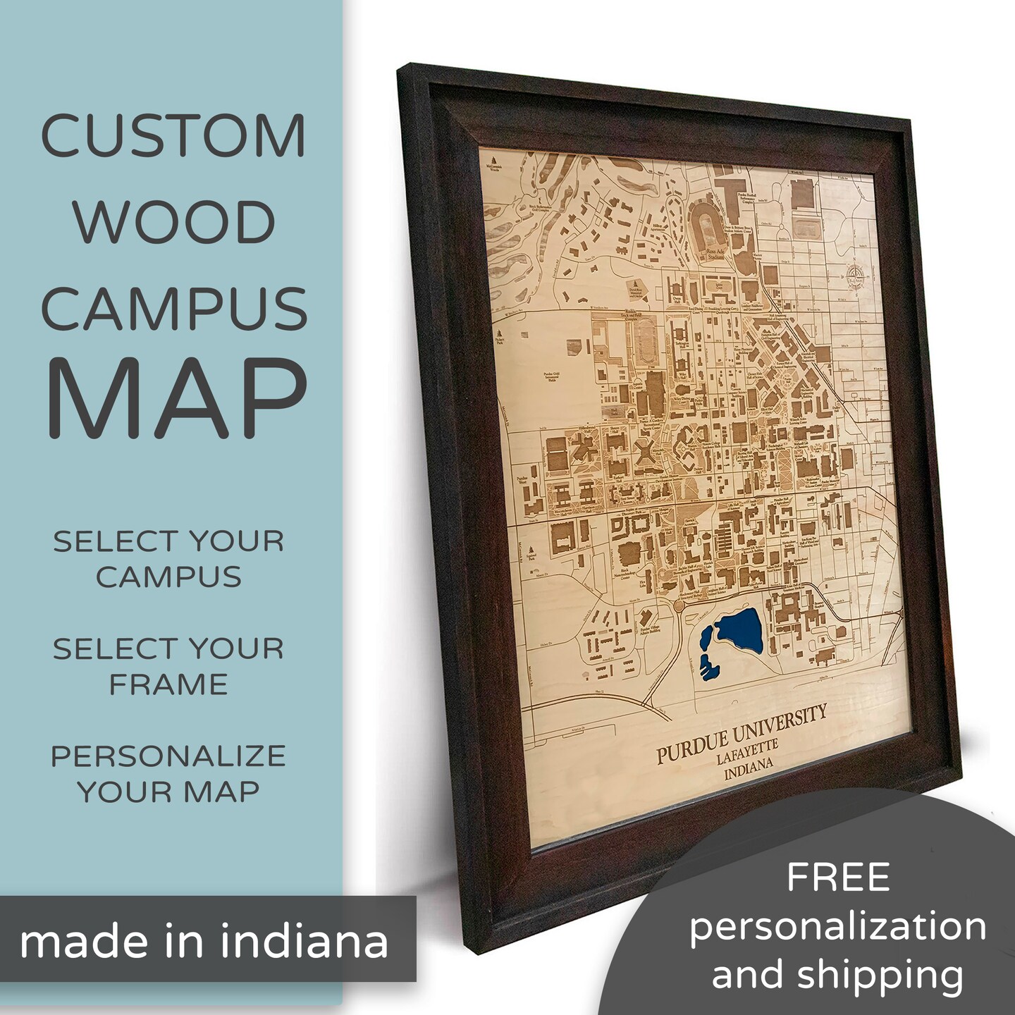Custom Wood Campus Map, University Map, College Map, Custom College Map, College Gift, Graduate Gift, Graduation Gift, Campus Map 282280870789185536
