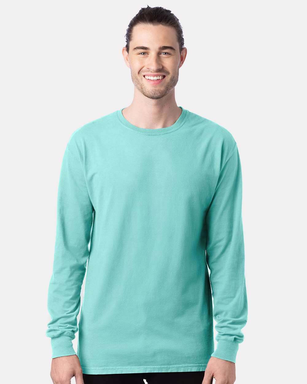 ComfortWash by Hanes Garment-Dyed Long Sleeve Crewneck T-Shirt
