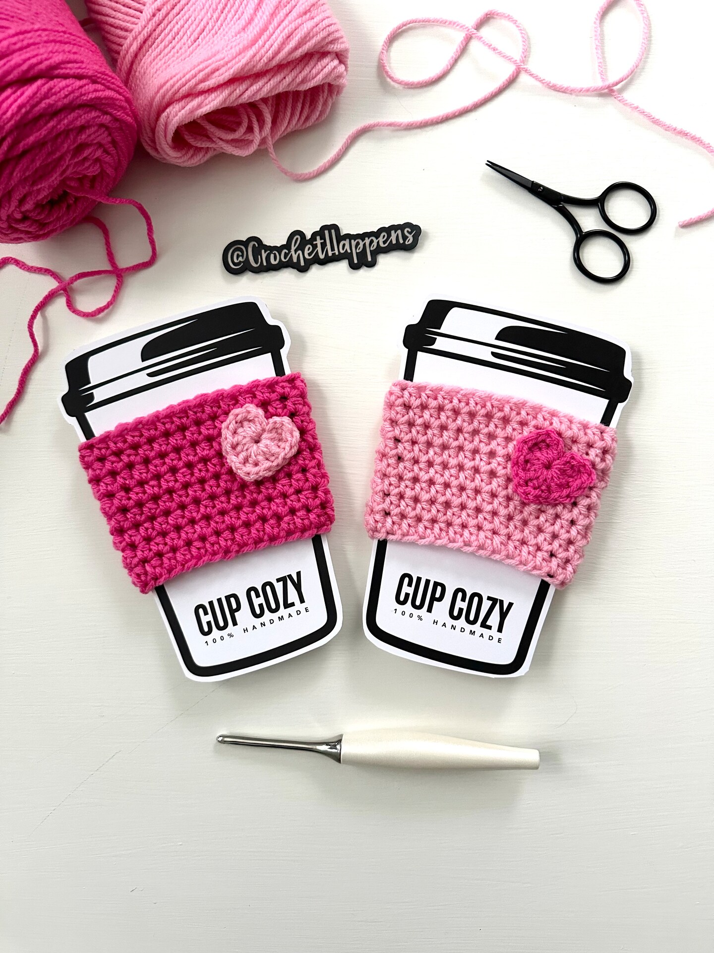 product name is Valentines Day Cup Cozy