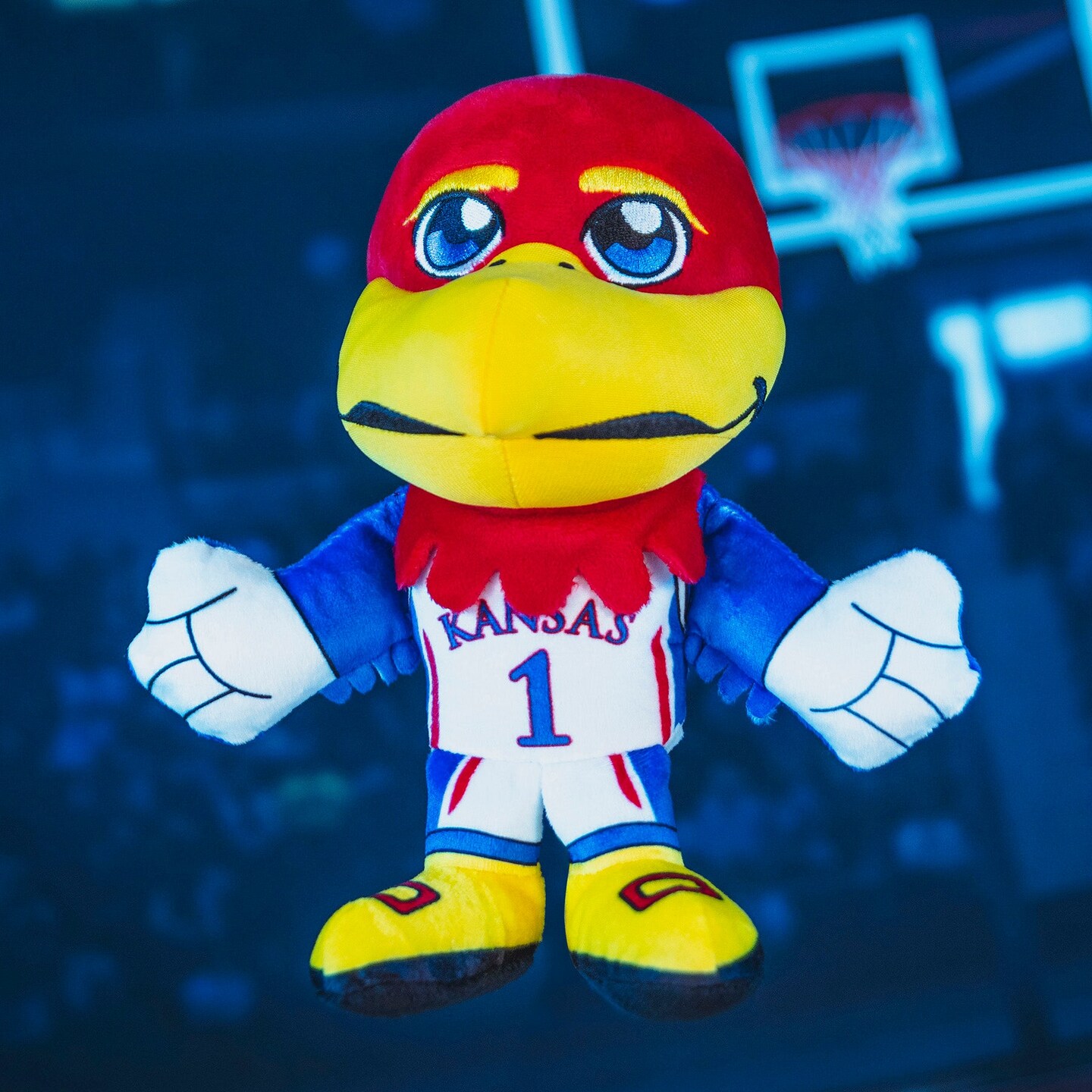 Bleacher Creatures Kansas Jayhawks Big Jay 8&#x22; Mascot Kuricha Plush