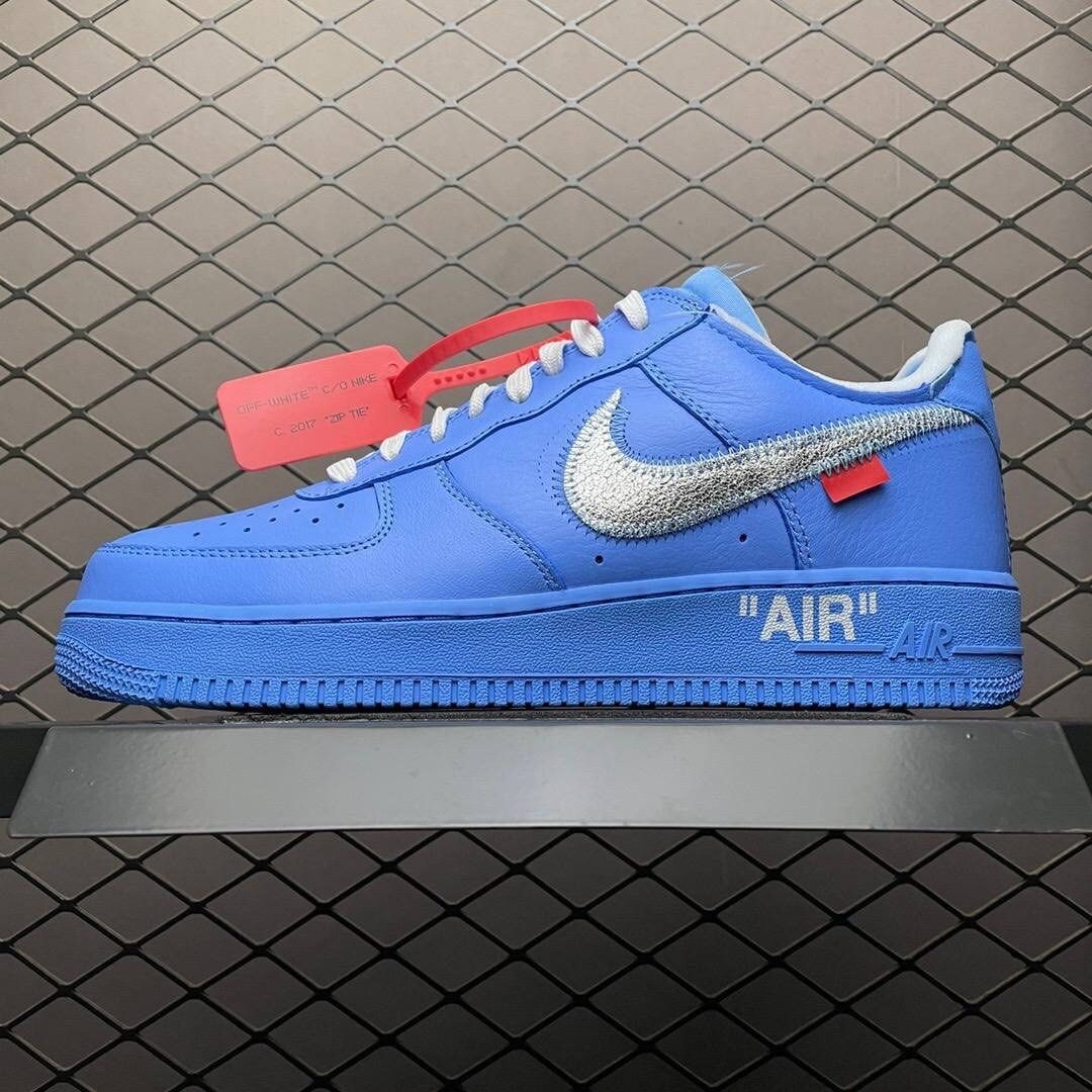 Off-white x 'air force 1 low university blue hotsell