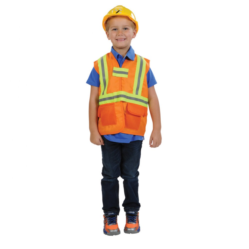 Kaplan Early Learning Company Construction Worker Garment Career Dress Up