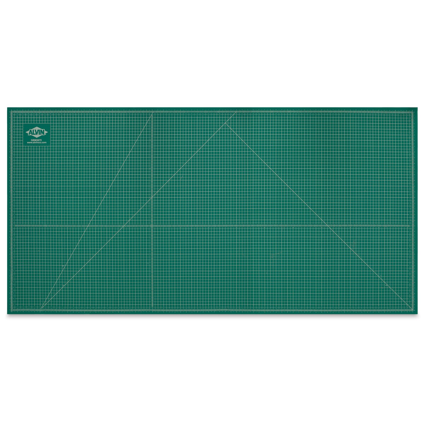 Alvin Cutting Mat - 36&#x22; x 72&#x22;, Green/Black