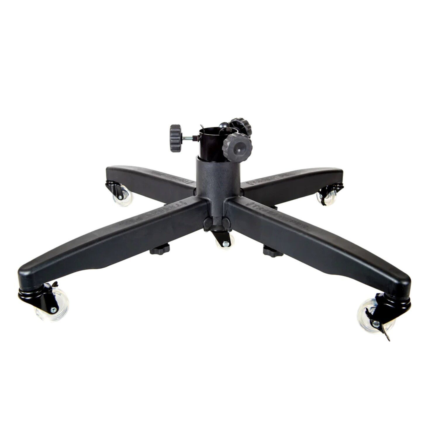 Tree Keeper Adjustable Rolling Christmas Tree Stand for Trees 6'-9' - Black