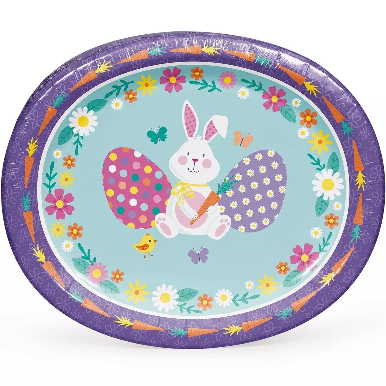 Member&#x27;s Mark Members Mark Easter Oval Paper Plates 10&#x22; x 12&#x22; (50 Count)