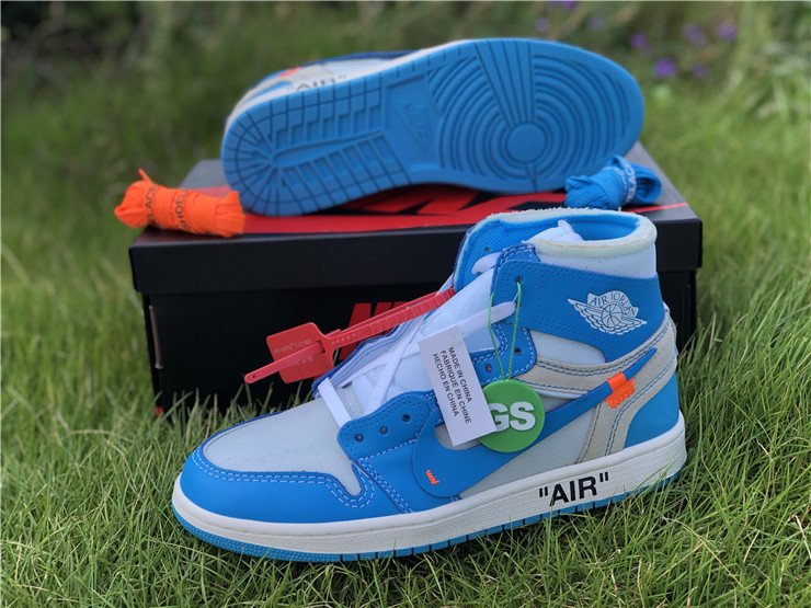 Off White X Air Jordan 1 UNC AQ0818 148 Shoes Sneaker for men Sneaker for women MakerPlace by Michaels