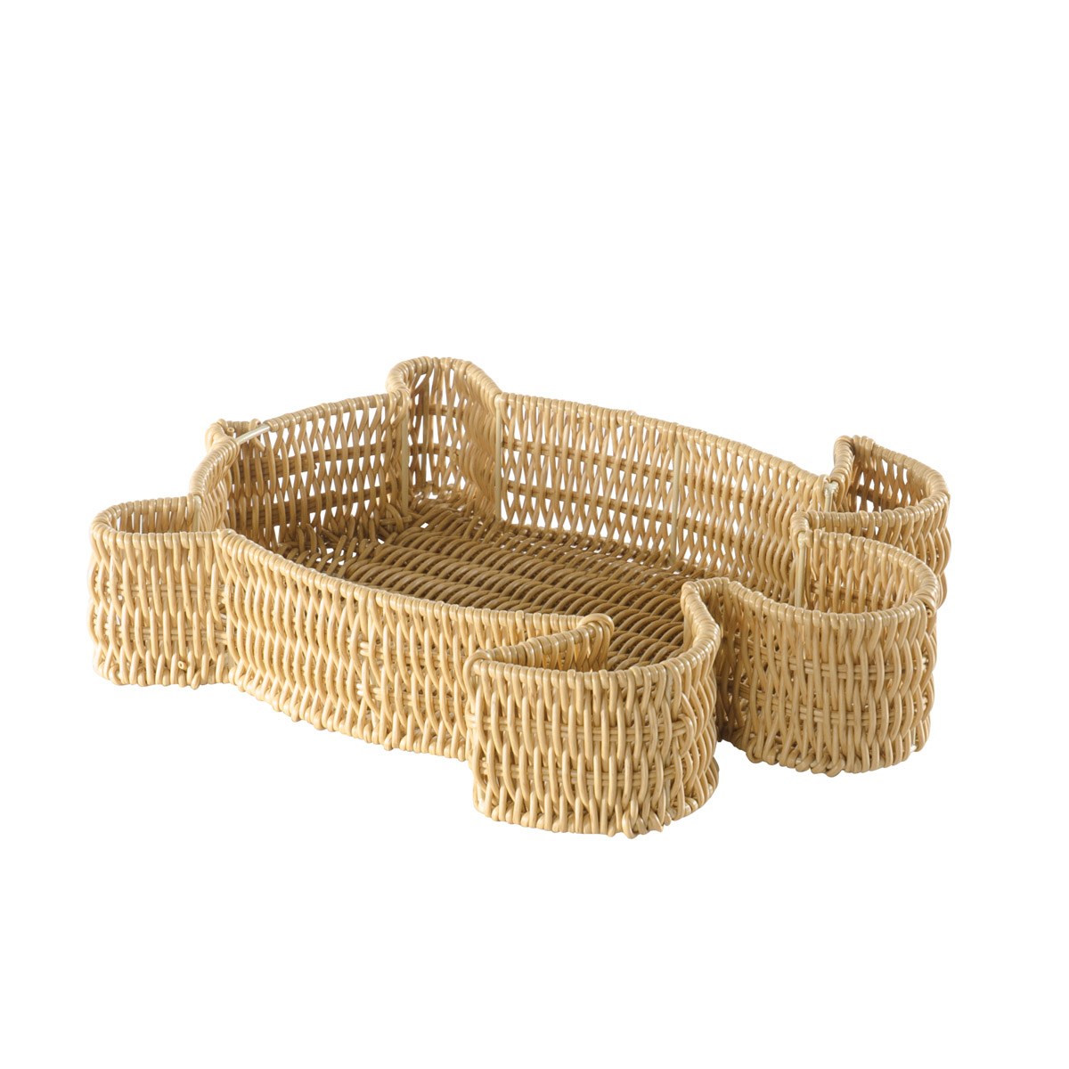 Kaplan Early Learning Company Turtle Washable Wicker Basket