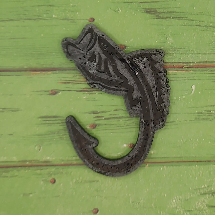 Fish &#x26; Hook Silicone Freshie Mold