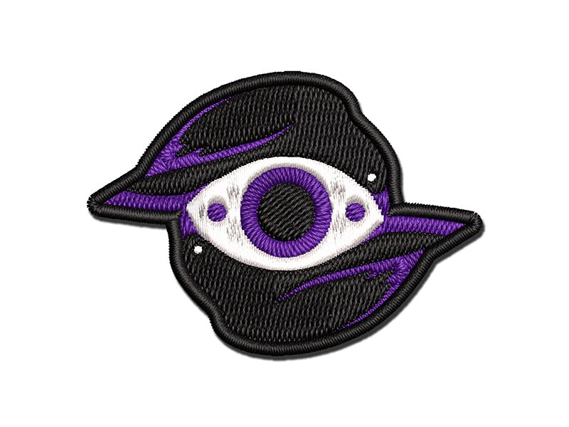 Eye of Odin Ravens Viking Norse Multi-Color Embroidered Iron-On or Hook & Loop Patch Applique