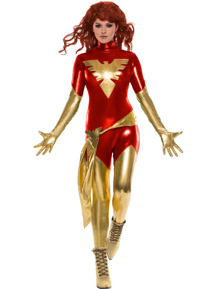 Womens Dark Phoenix Secret Wishes Hero Suit Costume