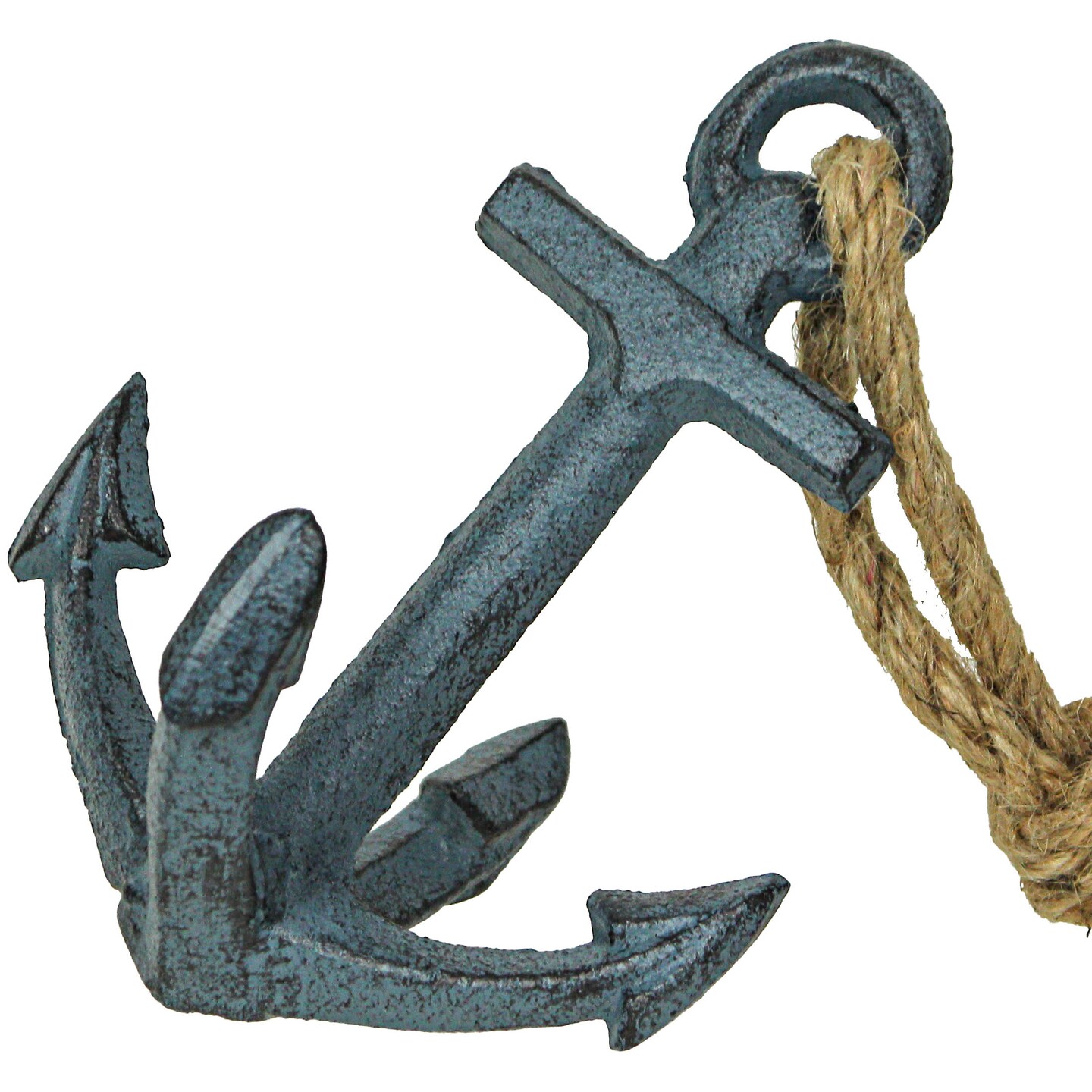 Set of 2 Cast Iron Ship Anchor Bookends Nautical Home Decor Sculptures