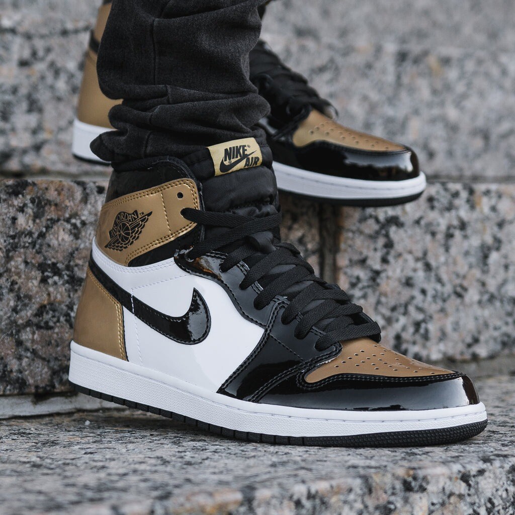 Jordan 1 retro high gold online