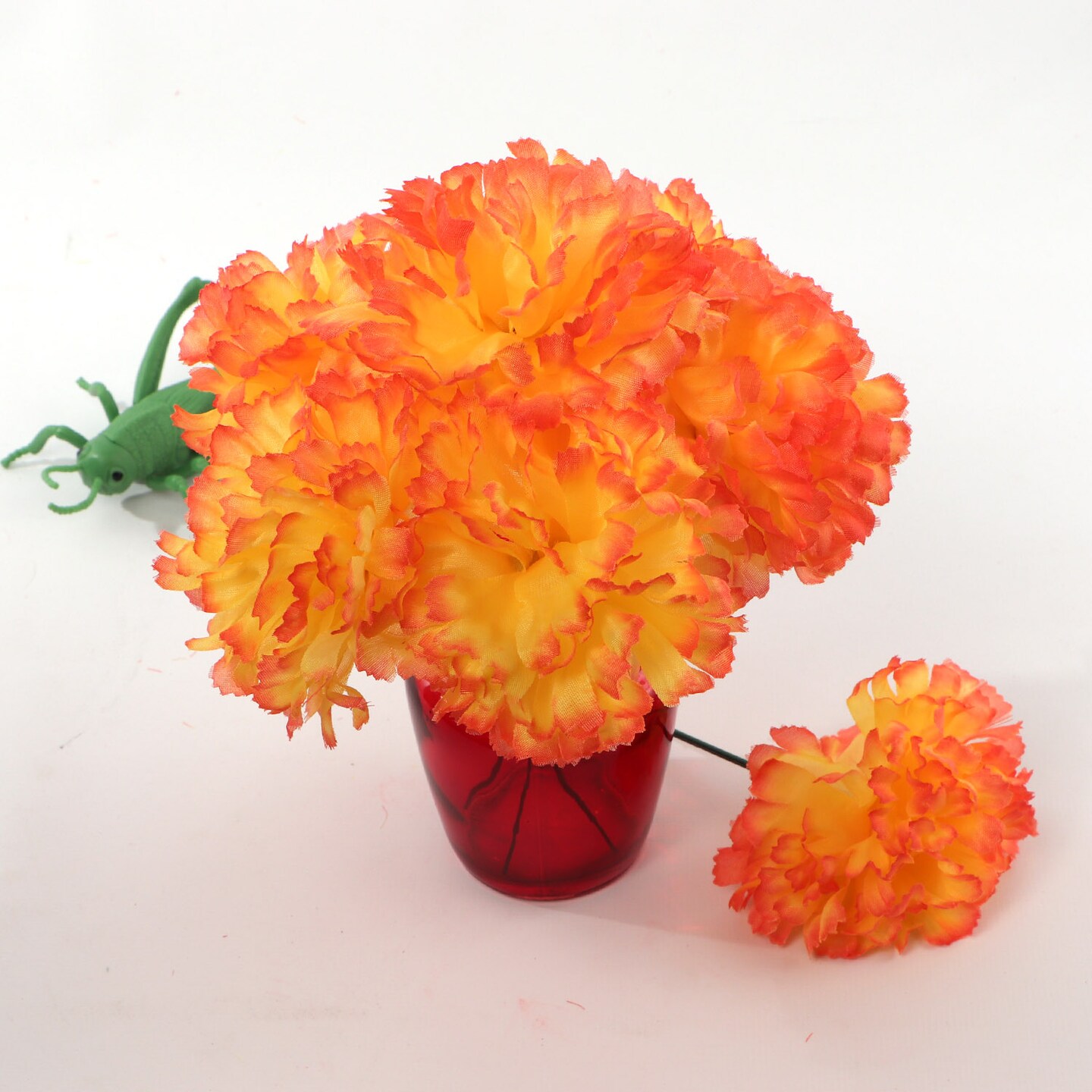 LGBT Carnation Picks: Set of 100, 3.5" Wide, Silk Flowers, Floral Home by Artificial Flowers