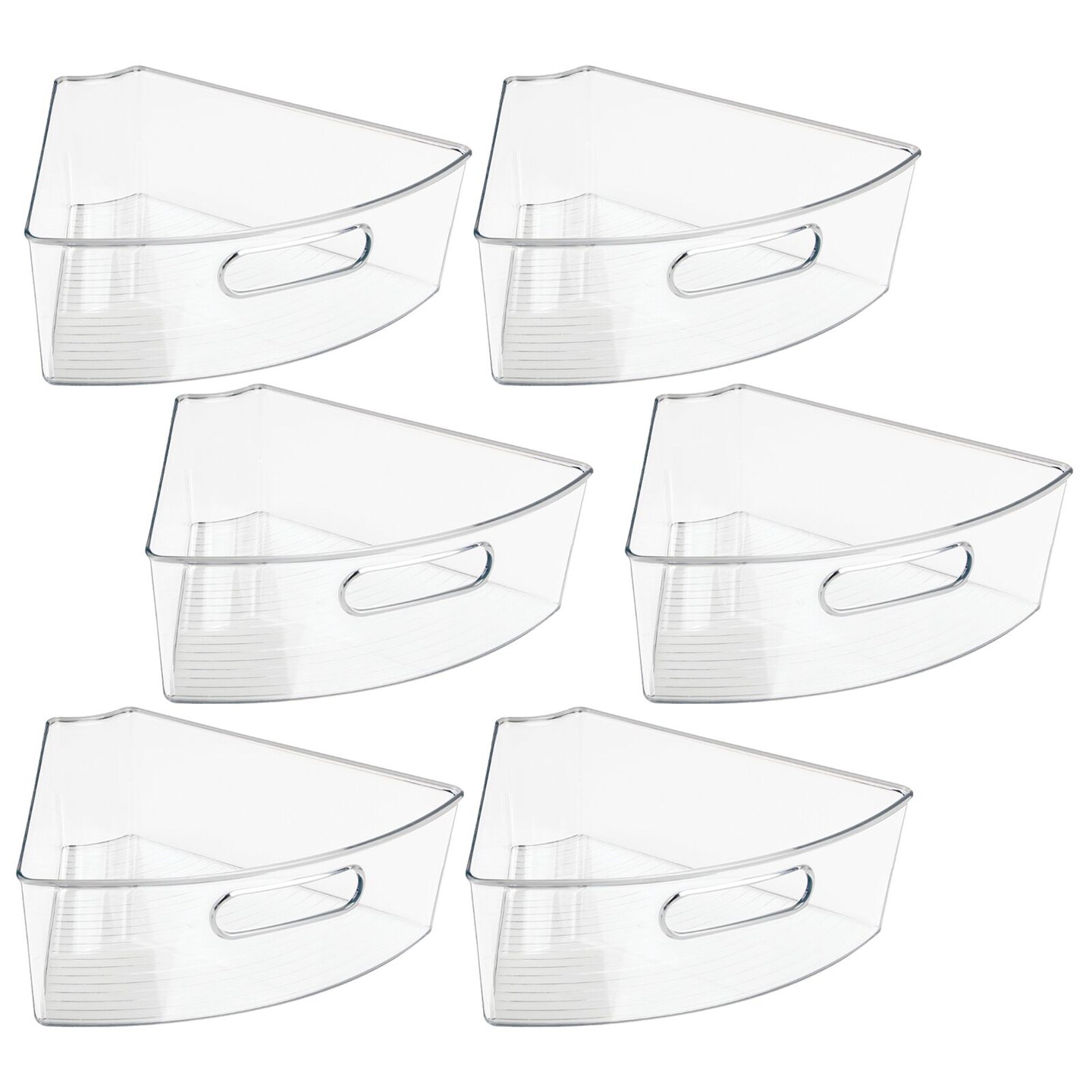 mDesign Lazy Susan Kitchen Food Storage Organizer Bin