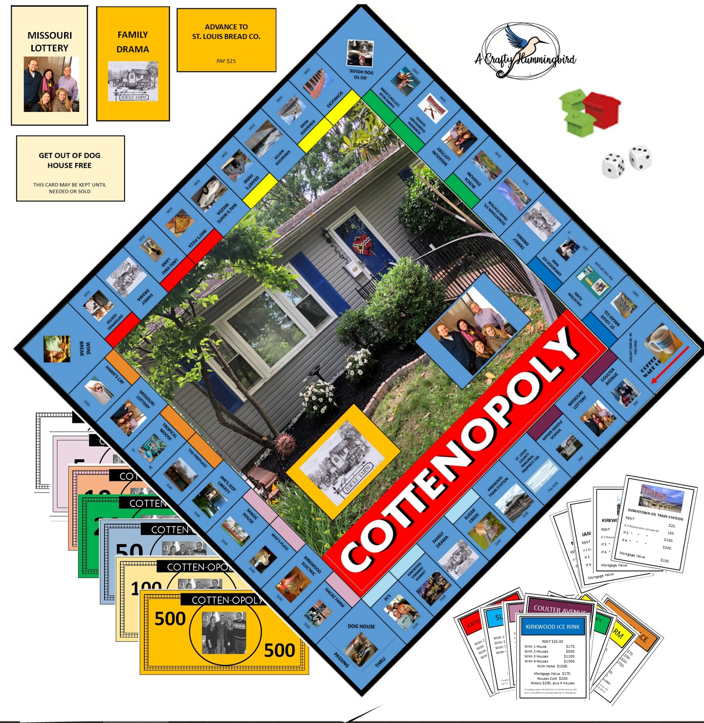 New cheapest Carolinaopoly board game