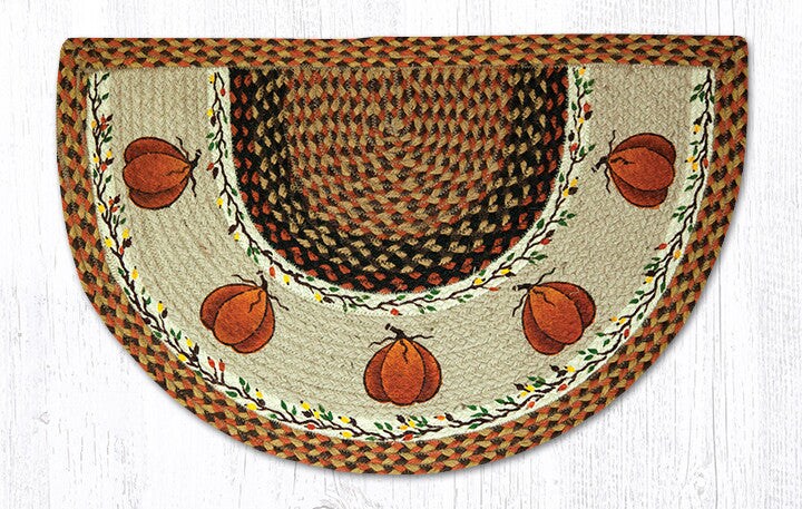 Earth Rugs SCP-222 Harvest Pumpkin Printed Slice 18&#x22; x 29&#x22;