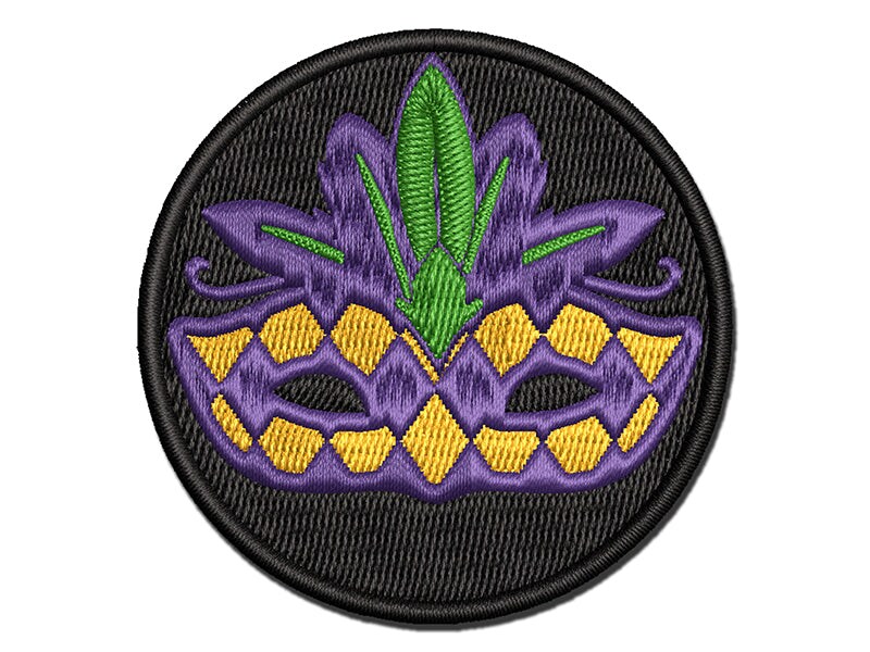 mardi gras mask applique