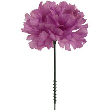 Artificial Carnation Picks, 5-Inch, 3.5&#x22; Wide, Box of 200, Lavender, Realistic Silk Flowers, Spring Floral Picks, Parties &#x26; Events, Home &#x26; Office Decor, Floral Home by Artificial Flowers