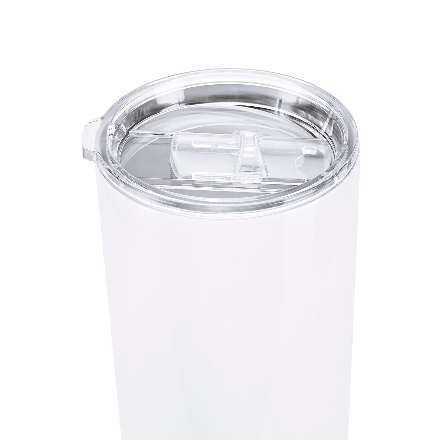 Makerflo 25 Pack 30 Oz Thick Sublimation Blank Tumbler with Splash Proof Lid and Straw, DIY Gifts