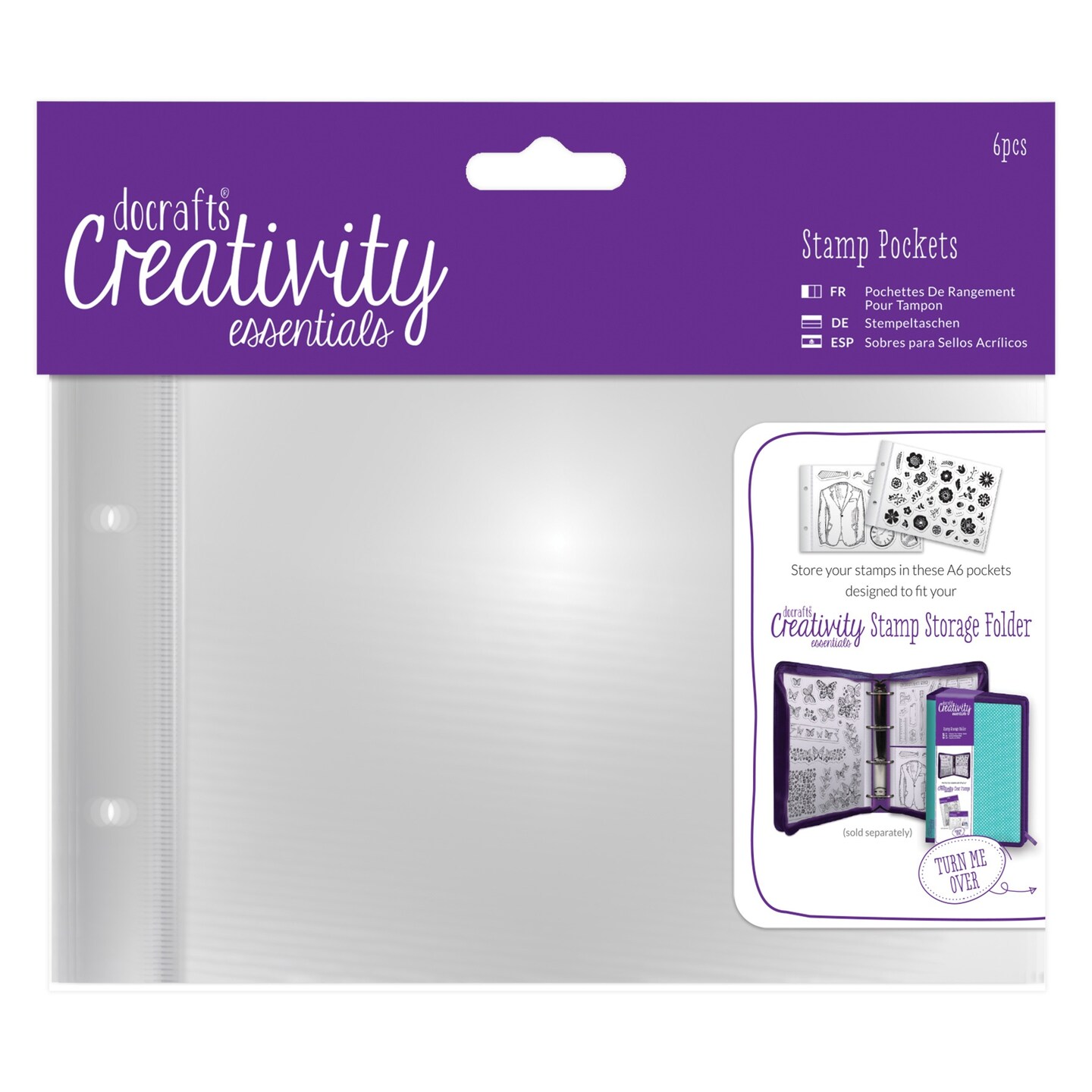 Creativity Essentials A6 Stamp Pockets 6/Pkg