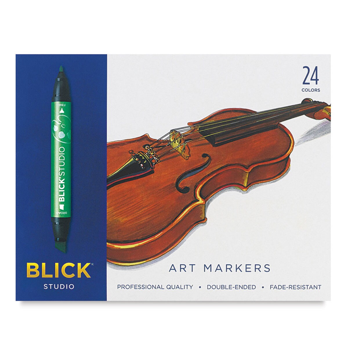 Blick Studio Marker Set - Assorted Colors, Set of 24