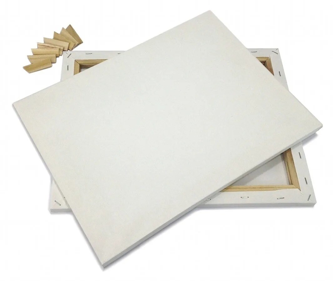 Four 16x20&#x22; Artist Canvases - Pre-Stretched Cotton Duck Double Acrylic Gesso