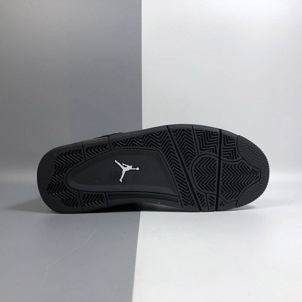 Air Jordan 4 Black Cat, Black Light Graphite - Sneakers for Air Jordan 4 Black Cat, Black Light Graphite - Sneakers for