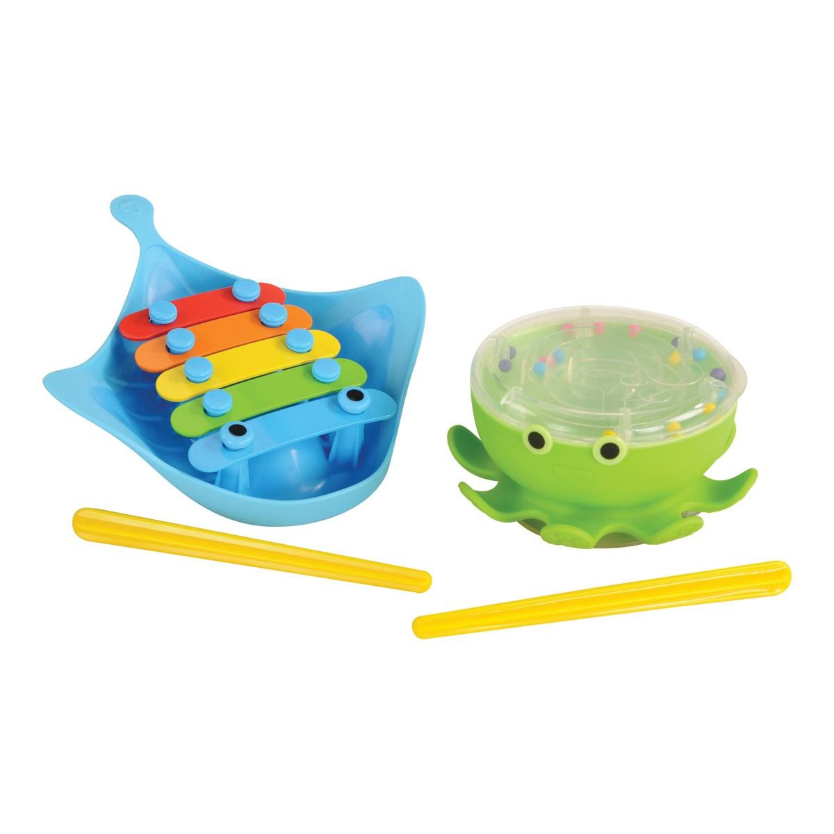 Kaplan Early Learning Company Octodrum &#x26; Dingray Musical Water Toys