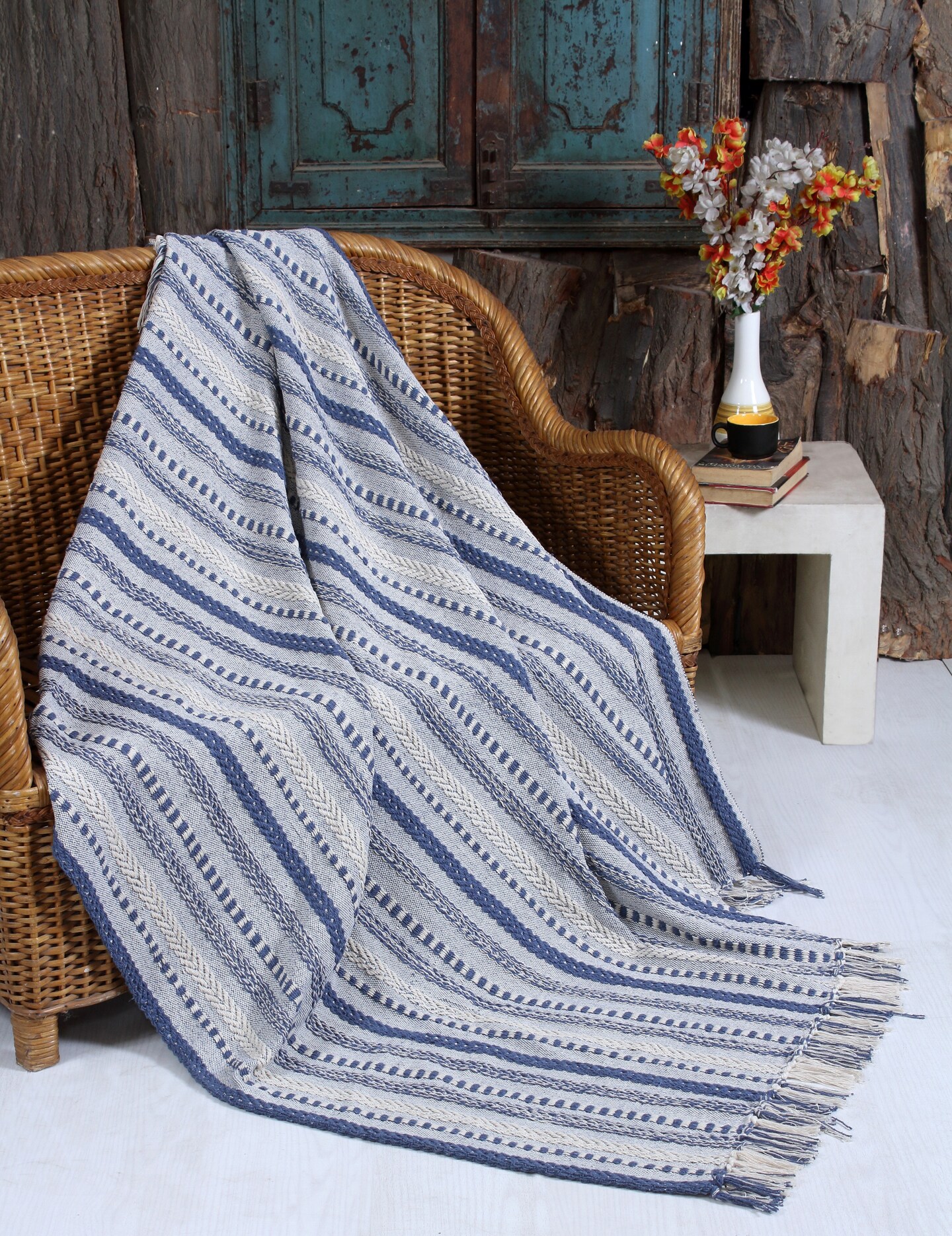 Handwoven shops Cotton Throw