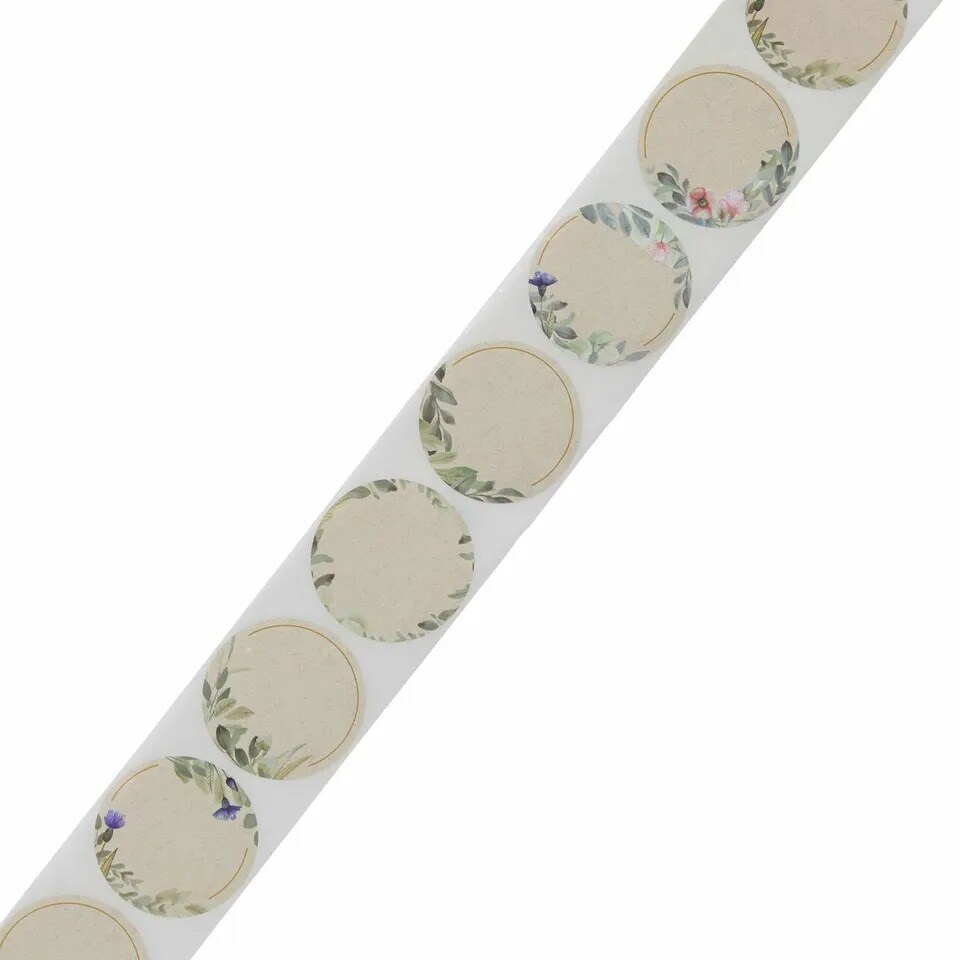 500 Pack Mason Jar Labels Stickers for Jars, Lids and Kitchen Accessories